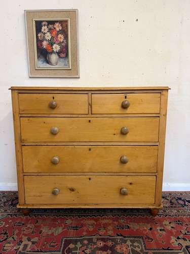 Quality victorian pine chest - victorian,