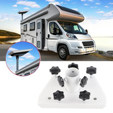 Satellite Internet Pole Mount Alloy Steel Zinc Alloy Roof Mount Bracket Pipe