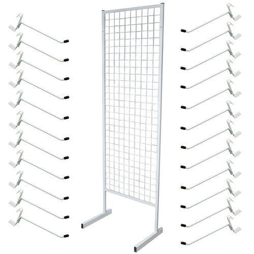 Mesh panel stand - panel, in