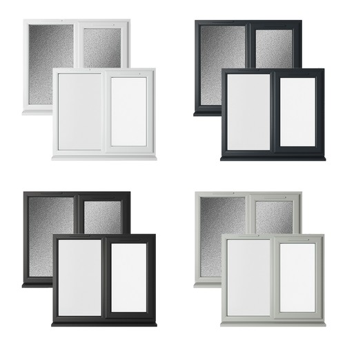 Pvc triple glazed window - glazed, glass