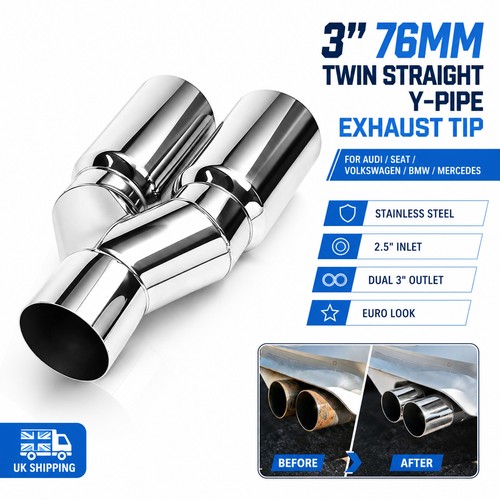 Exhaust tips dual tailpipe - tips,