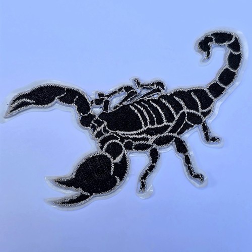 Scorpion embroidered patch - scorpion,