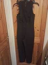 F&F Black Lacy Jumpsuit Size