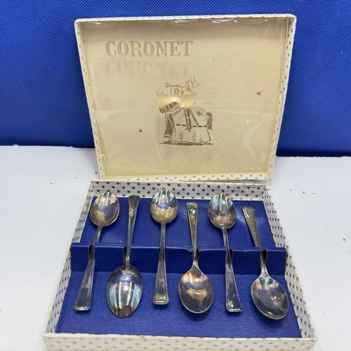 Tea spoons coronet silver - tea,