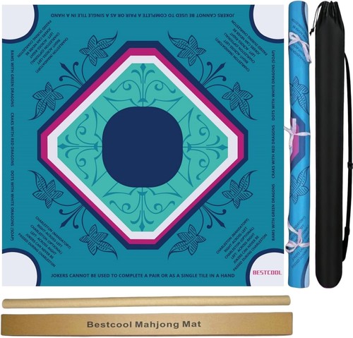 Neoprene mahjong mat with - neoprene,