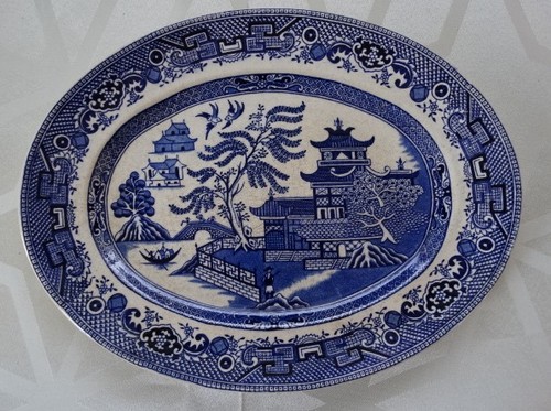 Vintage blue white ye - blue,