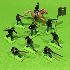 Britains Deetail 9x US Civil War Union North Soldiers (ACW) JOB LOT Made UK