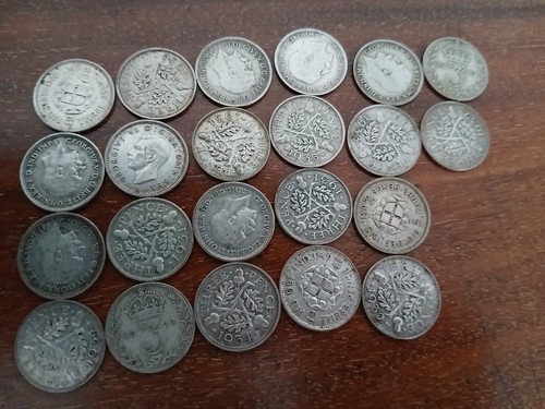 Joblot pre 1947 silver - joblot,