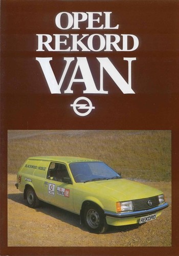 Opel rekord van - opel,