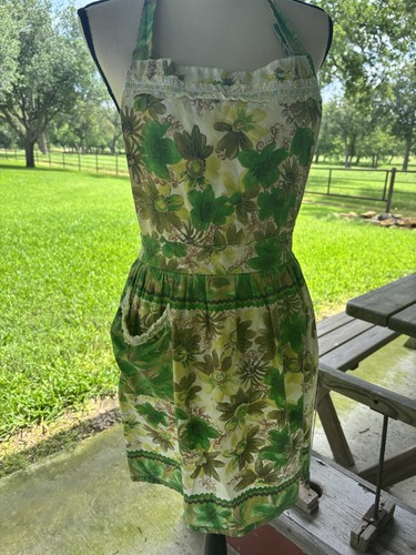 Vintage 50s 60s apron - vintage,