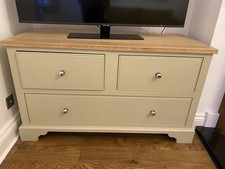 ?️ Neptune Chichester 3-Drawer Sideboard – Oak Top & Painted Base
