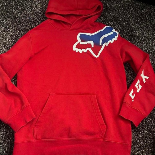 Red fox racing hoodie with