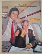 Louis Philippe shirts Original UK Press Advert 1972