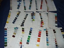 FIAT PAINT SWATCHES 1968 -