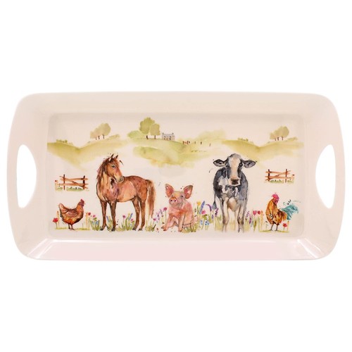 Serving tray medium farmyard - serving,