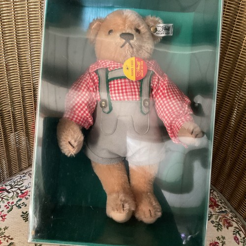 Steiff hans bear 1985 boxed - steiff,