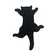 Wooden Black Cat Door Frame