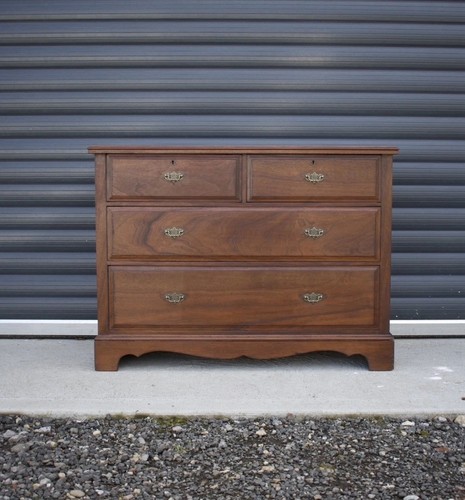 Antique solid oak chest - antique,