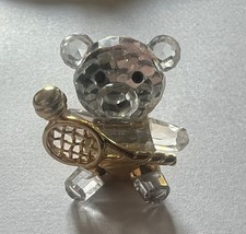 Swarovski Tennis bear brooch