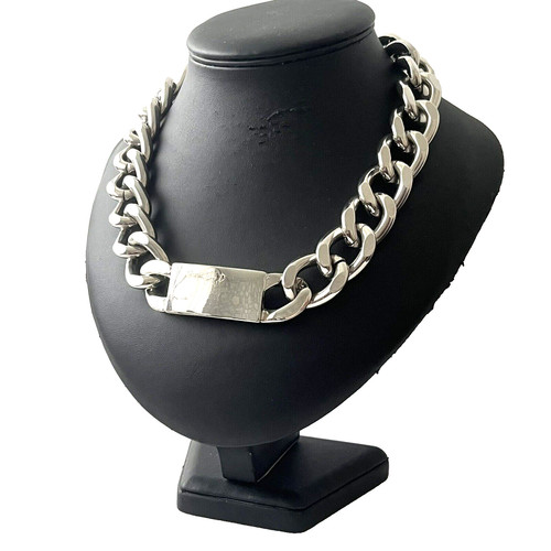 Unisex silver heavy - silver, chunky