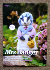 MRS BADGER TOY DK KNITTING PATTERN by ANGELA TURNER
