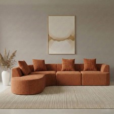 123" Curved Modular L-Shape