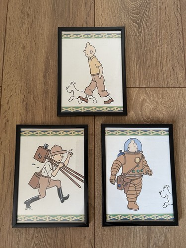 Vintage tintin snowy framed - snowy,