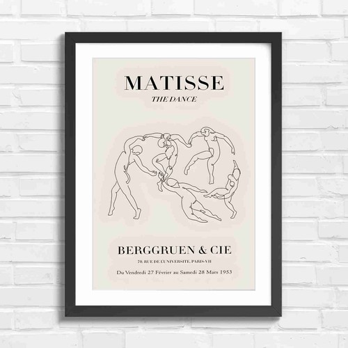 Minimalist matisse dance - minimalist,