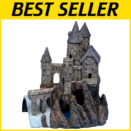 Safe resin aquarium - resin, castle