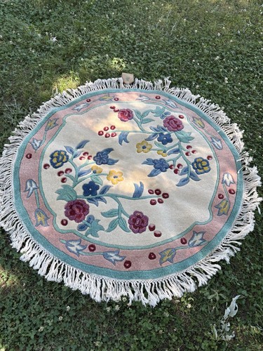 Vintage chinese wool aubusson - chinese,