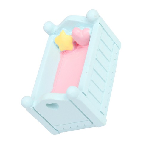 Elegant resin baby crib cake - resin,