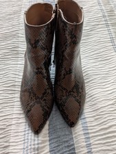 Steve Madden Animal Print Boots Size 4 Brown£25
