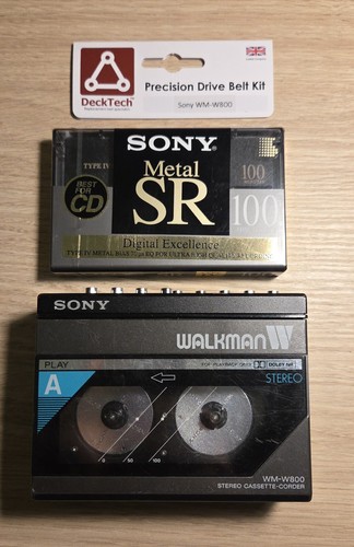 Rare sony w800 twin deck - wm-w800,