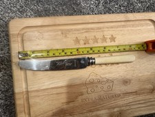 Vintage Butter Knife Faux Bone Handle Stainless Blade. Handle Intact.