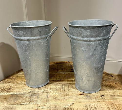 Pair galvanized metal french - pair,