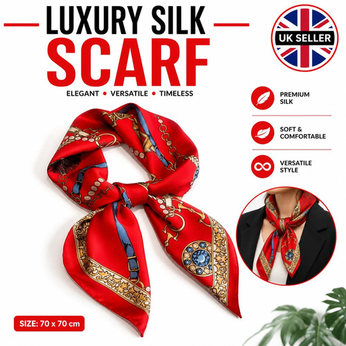Women 70x70cm silk - women’s, scarf