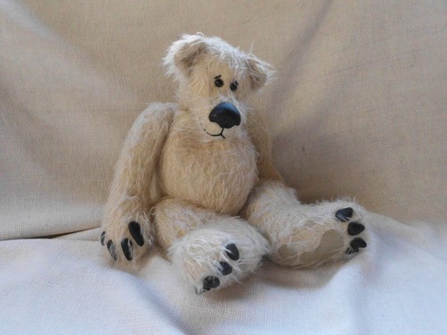 Mohair teddy bear - bear, claws