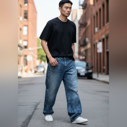 True religion relaxed fit blue - true,