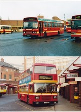 12 BUS PHOTOS  EASTERN COUNTIES  6 x 4 inch