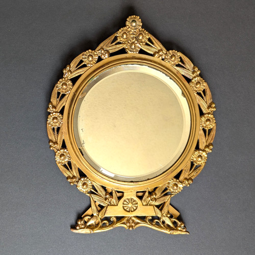 Antique brass beveled - antique,