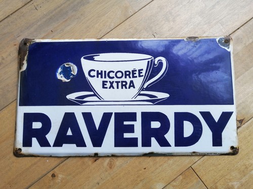Vintage enamel sign - enamel,