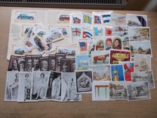 NICE CIGARETTE CARD LOT - Album, loose cards and silks
