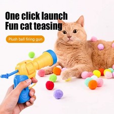 Cat Ball Gun Interactive Toy