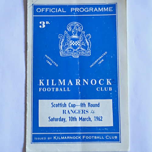1962 kilmarnock rangers - kilmarnock,