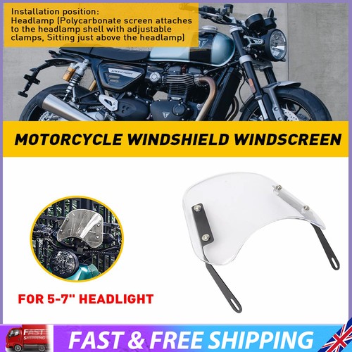 Windshield round - 5"-7",