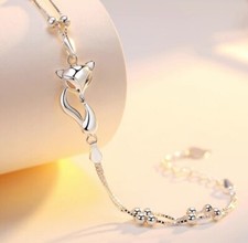 Beautiful Silver Fox Beaded