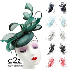 Women Pillbox Bow Fascinator