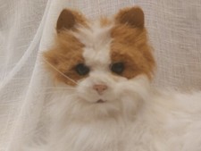 FurReal Friends Orange and White Lulu My Cuddlin' Kitty Cat Interactive .