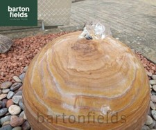 Water Feature: 50cm Pre-Drilled Natural Rainbow Sandstone Water Feature Complete