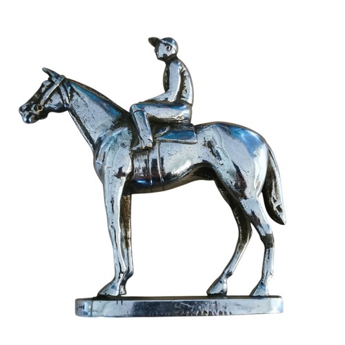 Vintage chrome horse - chrome, and